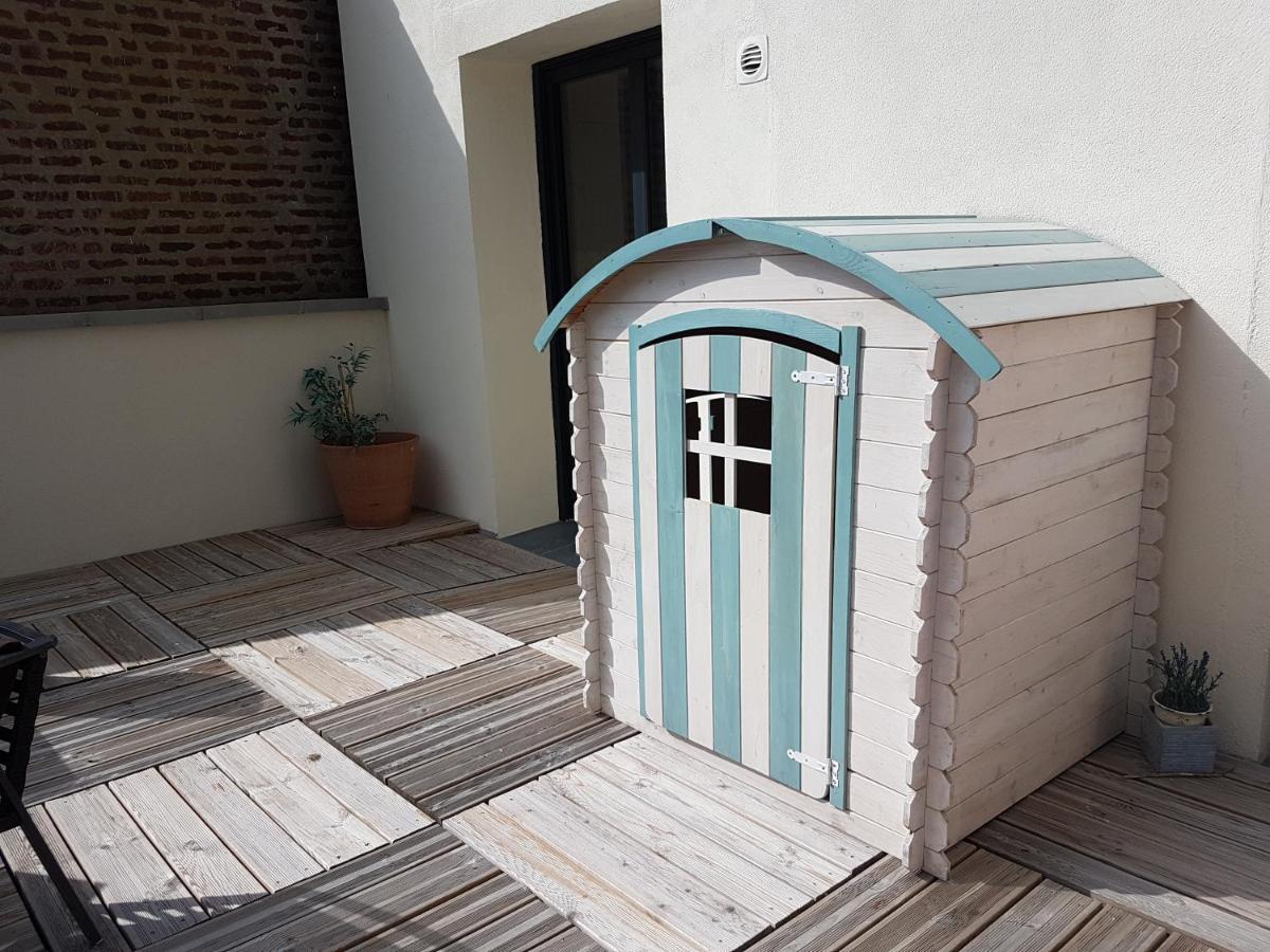 Les Fruits De Mer, Terrasse Sud, Parking Gratuit, Calme Et Tout A Pied Berck 外观 照片